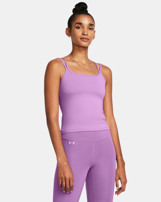 Women's UA Motion Strappy Tank in Purple image number 0